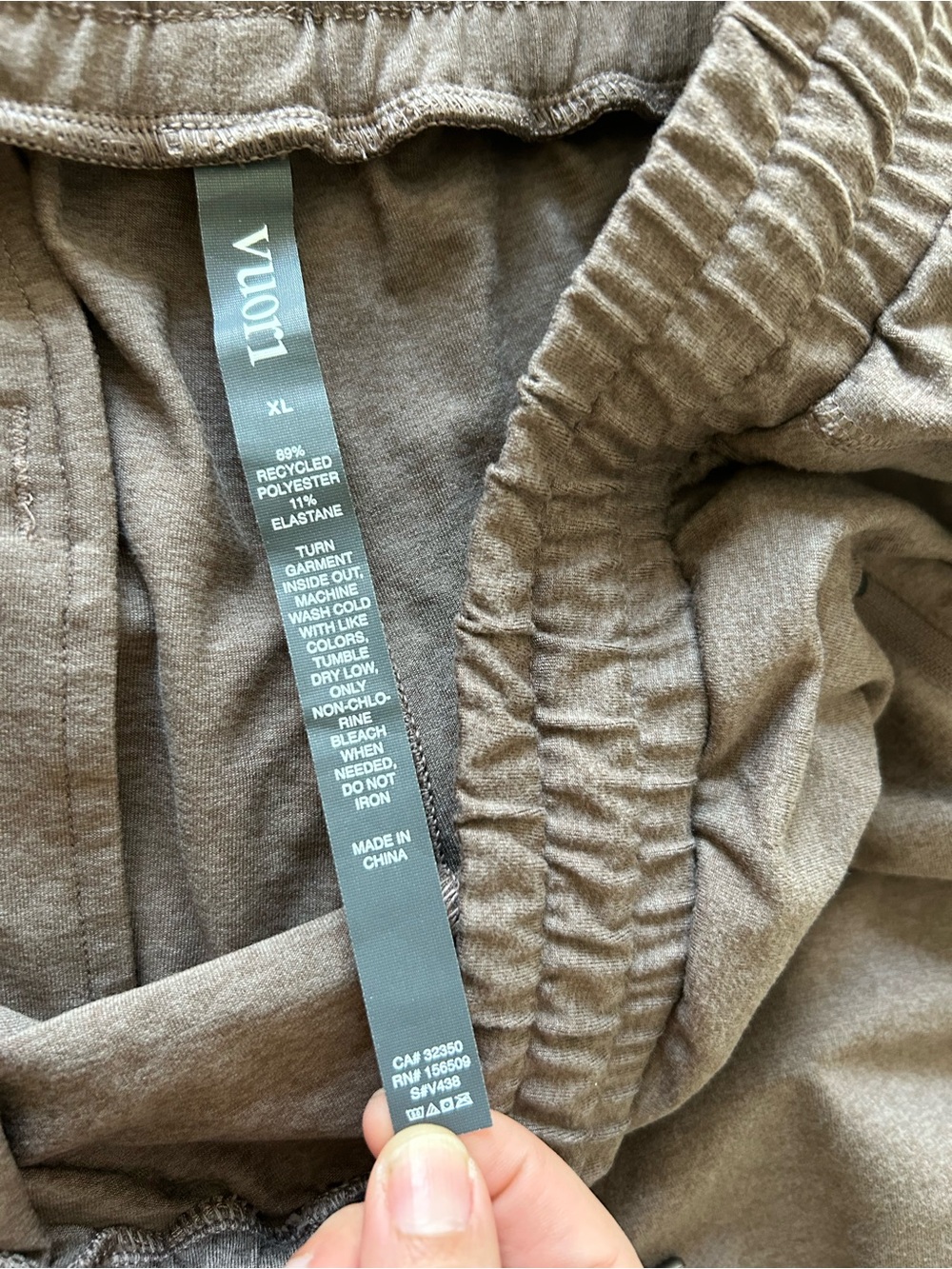 Vuori Men's Dark Brown Drawstring Joggers - Picture 13 of 15
